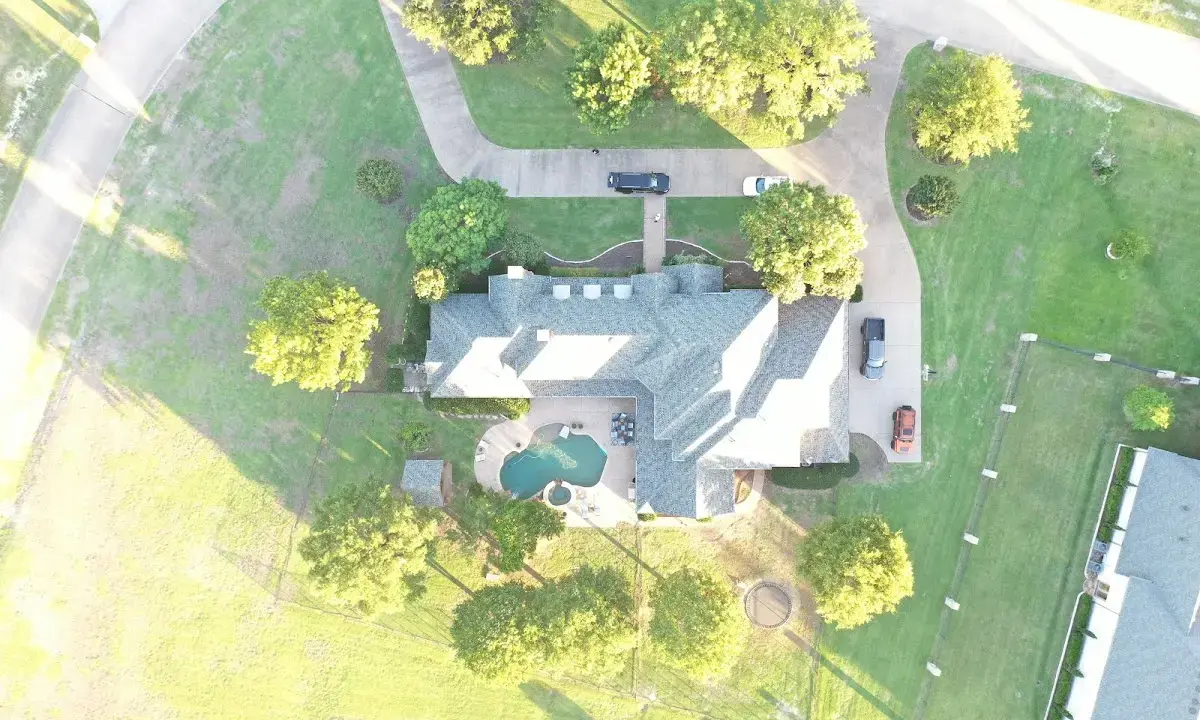 New shingle roof installation on a home in East Greenwich